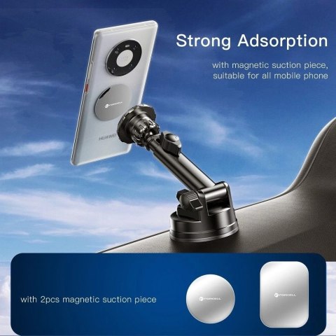 Uchwyt Samochodowy Forcell Magnetyczny Teleskopowy 3w1 16 cm