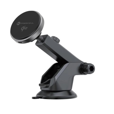 Uchwyt Samochodowy Forcell Rapid Charge Qi2 MagSafe z Ładowarką 15W