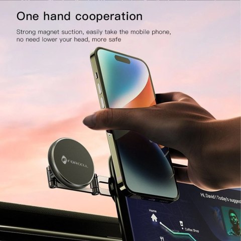 Uchwyt Samochodowy Magnetyczny Forcell IronSecure MagSafe Metalowy