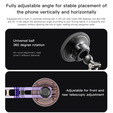 Uchwyt Samochodowy Magnetyczny Forcell IronSecure MagSafe Metalowy