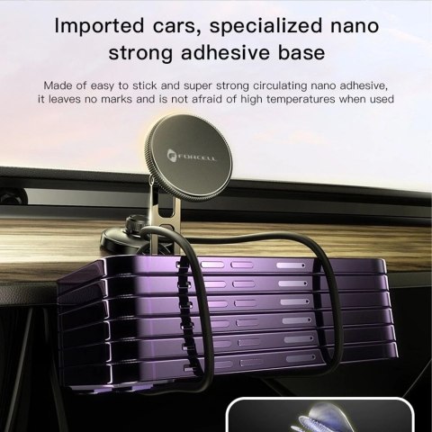 Uchwyt Samochodowy Magnetyczny Forcell IronSecure MagSafe Metalowy