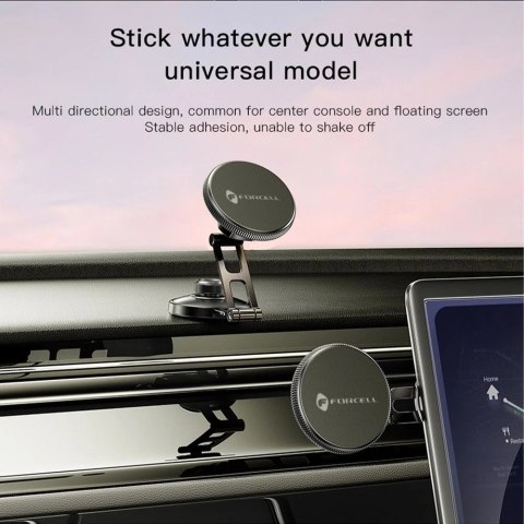 Uchwyt Samochodowy Magnetyczny Forcell IronSecure MagSafe Metalowy