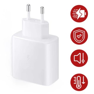 Ładowarka Sieciowa oryginalna Samsung EP-TA845 Szybkie Ładowanie Fast Charge 45W Biała
