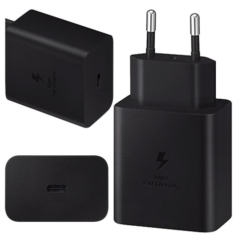 Ładowarka Sieciowa oryginalna Samsung EP-TA845 Szybkie Ładowanie Fast Charge 45W Czarna