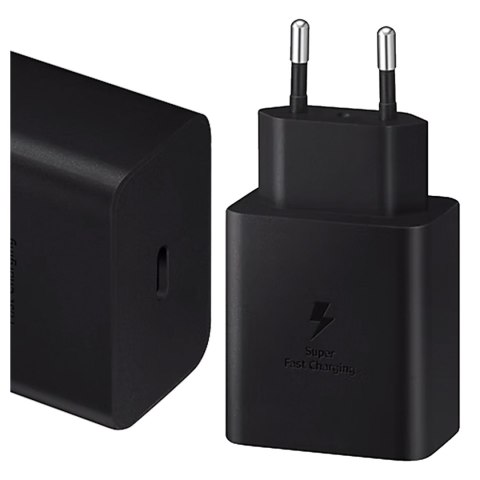 Ładowarka Sieciowa oryginalna Samsung EP-TA845 Szybkie Ładowanie Fast Charge 45W Czarna