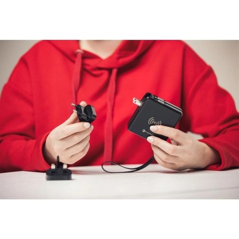 Ładowarka podróżna POWERBANK Forcell 5w1 10000mAh PD QC Wireless