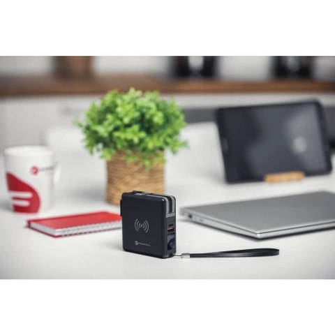 Ładowarka podróżna POWERBANK Forcell 5w1 10000mAh PD QC Wireless