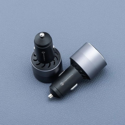 Ładowarka samochodowa Forcell 65W 2xUSB-C + USB-A Szybkie Ładowanie
