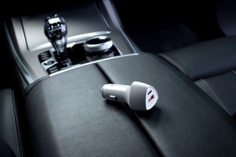 Ładowarka samochodowa Forcell Carbon 38W PD 3.0 + QC 3.0 USB-C i USB
