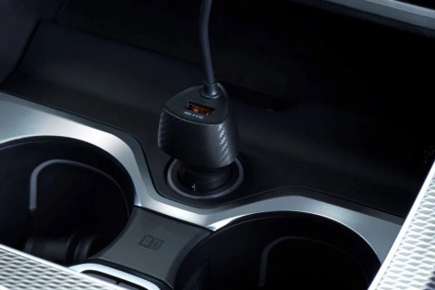 Ładowarka samochodowa Forcell Carbon 38W USB-C + USB QC 3.0 PD Kabel 1,5m