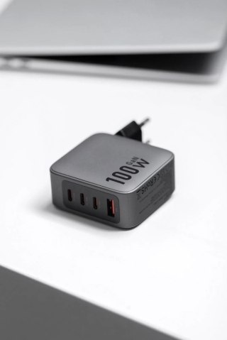 Ładowarka sieciowa Forcell GaN 100W 3xUSB-C 1xUSB-A PD QC SFC