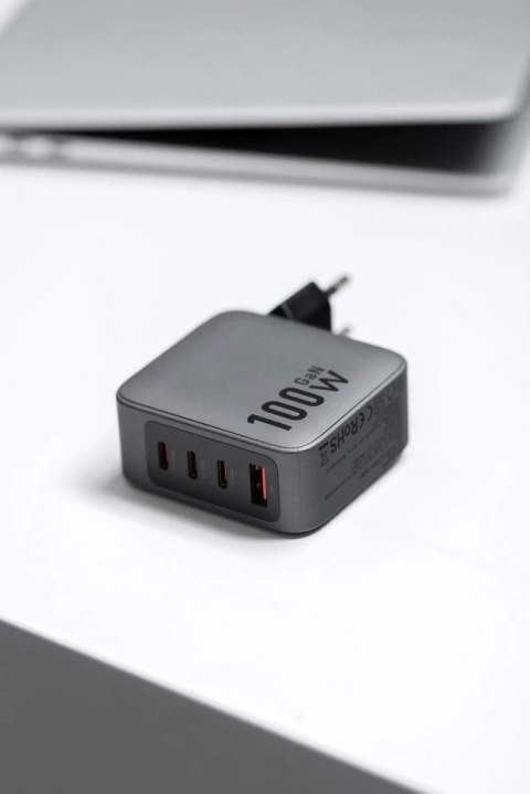 Ładowarka sieciowa Forcell GaN 100W 3xUSB-C 1xUSB-A PD QC SFC