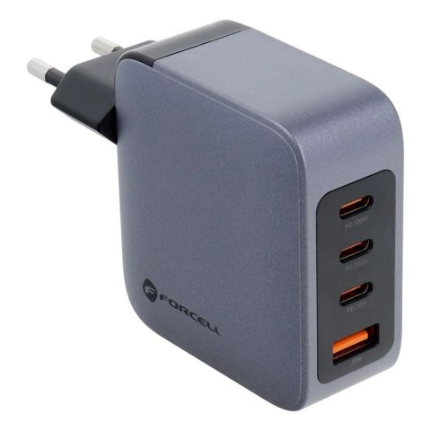 Ładowarka sieciowa Forcell GaN 100W 3xUSB-C 1xUSB-A PD QC SFC