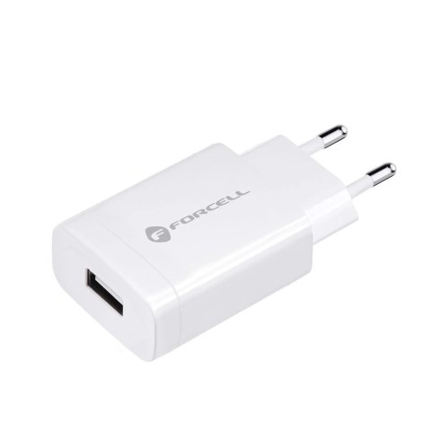 Ładowarka sieciowa Forcell QC 3.0 USB-C 18W + Kabel 1.2m Biała