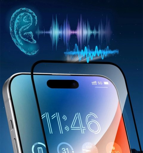 Szkło hartowane na iPhone 16 Pro Joyroom JR-MKN0312 Corning Eyecare