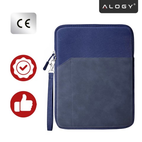 Torba Wsuwka Uniwersalna na tablet 9.7-10.8" z Smyczką i Kieszonką, Ochronna, Wodoodporna, Miękkie Wnętrze Alogy SleeveBag™ - Et
