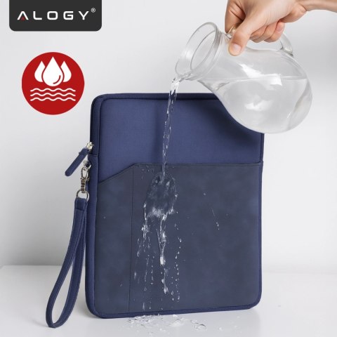 Torba Wsuwka Uniwersalna na tablet laptop 12-13" z Smyczką i Kieszonką, Ochronna, Wodoodporna, Miękkie Wnętrze Alogy SleeveBag™ 