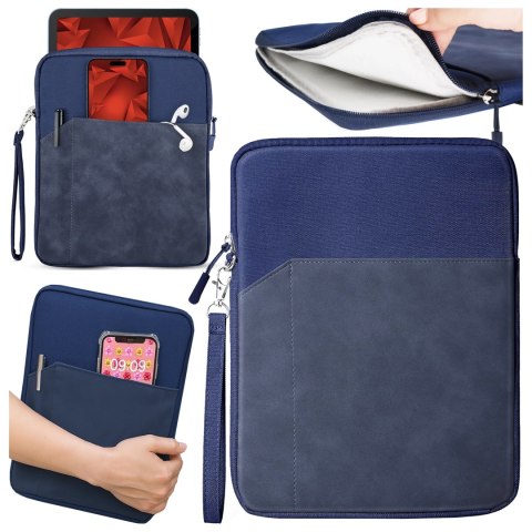 Torba Wsuwka Uniwersalna na tablet laptop 12-13" z Smyczką i Kieszonką, Ochronna, Wodoodporna, Miękkie Wnętrze Alogy SleeveBag™ 