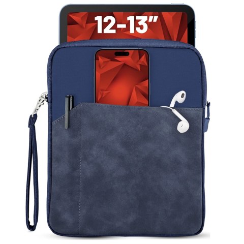 Torba Wsuwka Uniwersalna na tablet laptop 12-13" z Smyczką i Kieszonką, Ochronna, Wodoodporna, Miękkie Wnętrze Alogy SleeveBag™ 