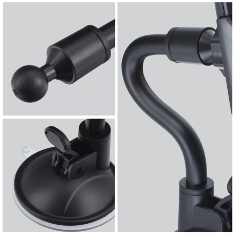 Uchwyt Samochodowy FORCELL F-GRIP Carbon Bracket Elastyczne ramię