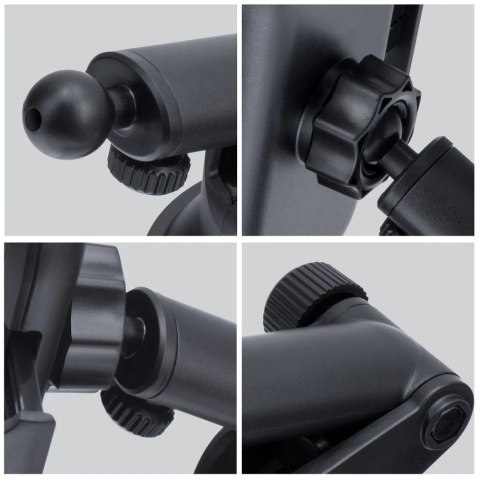 Uchwyt Samochodowy Forcell F-GRIP Carbon Bracket regulowane do szyby deski