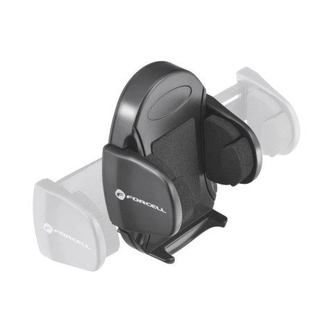Uchwyt samochodowy Forcell Oval 2w1 Ramię 17 cm Szyba/Kratka Zaciskowy