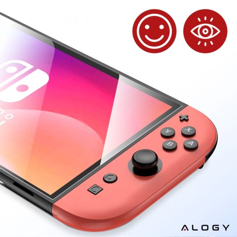 2x Szkło Hartowane do Nintendo Switch 2 2025 ochronne szkiełko na ekran 9H Alogy Heavy Pro+™️ [2szt]