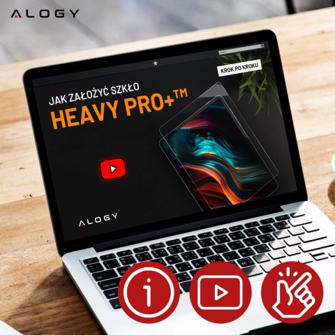 2x Szkło Hartowane do Nintendo Switch 2 2025 ochronne szkiełko na ekran 9H Alogy Heavy Pro+™️ [2szt]