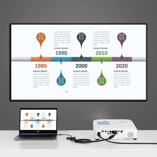 Adapter Ugreen CM162 USB-C HDMI VGA USB-A 3.0 PD 100W 4K Szary