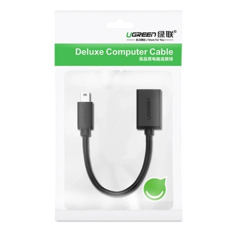 Adapter Ugreen US249 mini USB-B do USB-A OTG 10 cm 480 Mbps Czarny