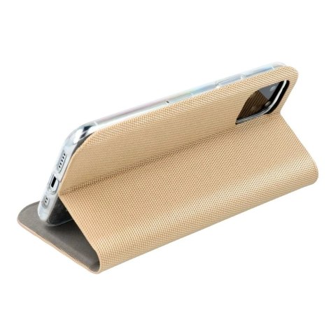 Etui Kabura SENSITIVE Book do iPhone 16 Złoty z Podstawką