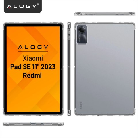 Etui Ochronne do Redmi Pad SE 11" 2023, Wzmocnione Narożniki, Smukłe i Lekkie, Antywstrząsowe ShockProof, Alogy FlexiShield™ - P