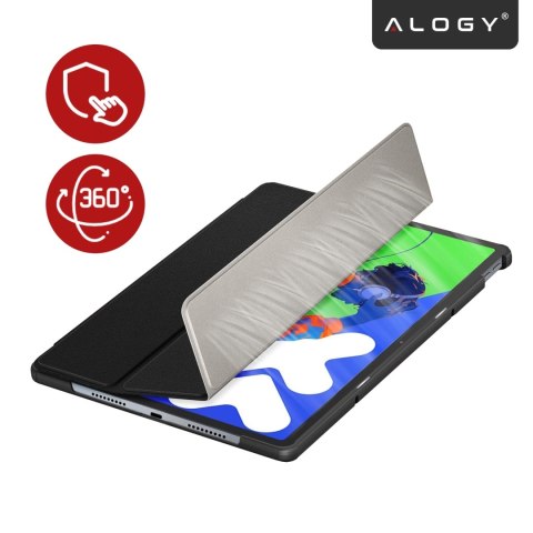 Etui do Lenovo IdeaTab Pro / Pro MT 12.7" TB-373, Ochronne z Klapką i Miejscem na Rysik, Składana Okładka Bumper, Alogy BookGuar