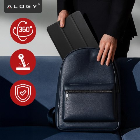 Etui do Lenovo IdeaTab Pro / Pro MT 12.7" TB-373, Ochronne z Klapką i Miejscem na Rysik, Składana Okładka Bumper, Alogy BookGuar