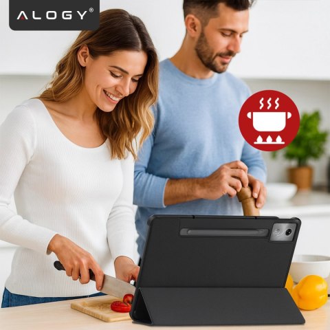 Etui do Lenovo IdeaTab Pro / Pro MT 12.7" TB-373, Ochronne z Klapką i Miejscem na Rysik, Składana Okładka Bumper, Alogy BookGuar