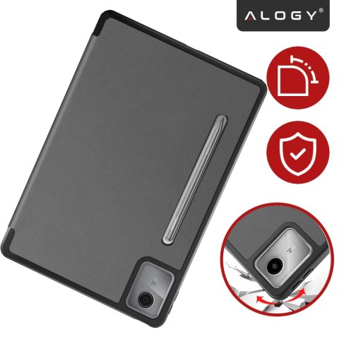 Etui do Lenovo IdeaTab Pro / Pro MT 12.7" TB-373, Ochronne z Klapką i Miejscem na Rysik, Składana Okładka Bumper, Alogy BookGuar
