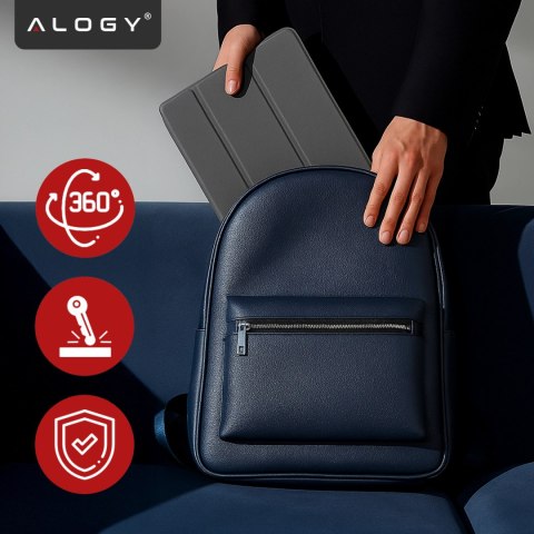 Etui do Lenovo IdeaTab Pro / Pro MT 12.7" TB-373, Ochronne z Klapką i Miejscem na Rysik, Składana Okładka Bumper, Alogy BookGuar