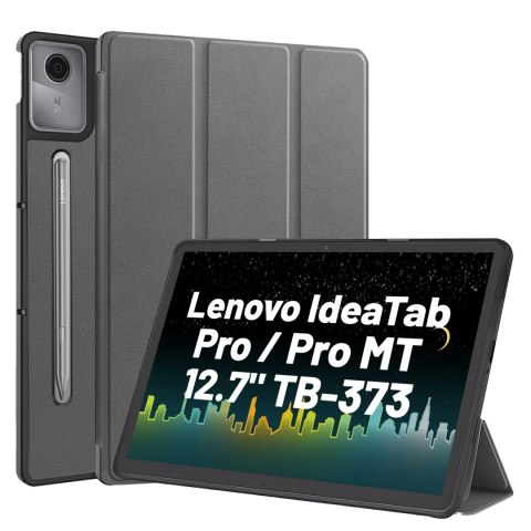 Etui do Lenovo IdeaTab Pro / Pro MT 12.7" TB-373, Ochronne z Klapką i Miejscem na Rysik, Składana Okładka Bumper, Alogy BookGuar