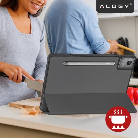 Etui do Lenovo IdeaTab Pro / Pro MT 12.7" TB-373, Ochronne z Klapką i Miejscem na Rysik, Składana Okładka Bumper, Alogy BookGuar