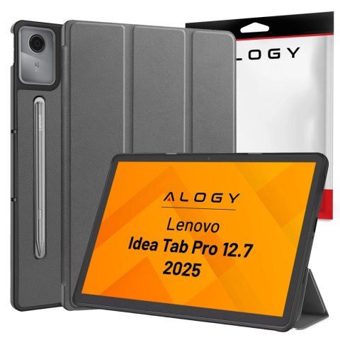 Etui do Lenovo IdeaTab Pro / Pro MT 12.7" TB-373, Ochronne z Klapką i Miejscem na Rysik, Składana Okładka Bumper, Alogy BookGuar