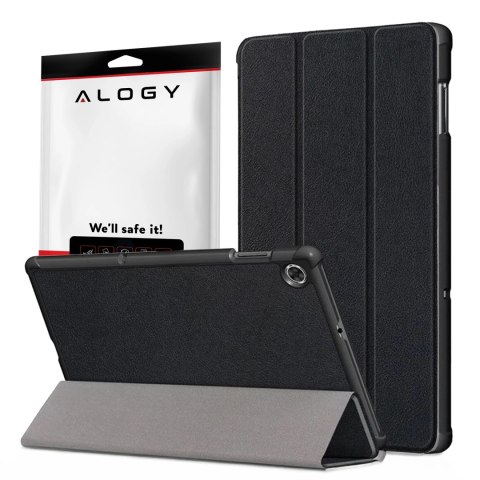 Etui do Lenovo Tab 10.1 TB-311, Smukłe Ochronne z Klapką, Składana Okładka Slim, Alogy BookGuard™ - Czarne