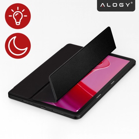 Etui do Lenovo Tab 10.1 TB-311, Smukłe Ochronne z Klapką, Składana Okładka Slim, Alogy BookGuard™ - Czarne