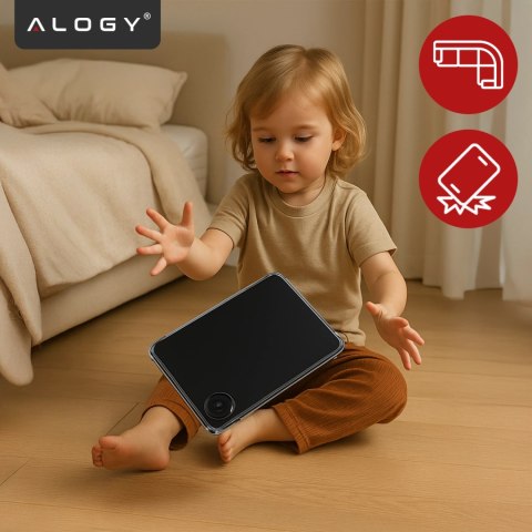 Etui do Redmi Pad SE 8.7" Przezroczyste, Ochronne, Hybrydowe, Wzmocnione Narożniki, Smukłe i Lekkie, Alogy FlexiShield™ ShockPro