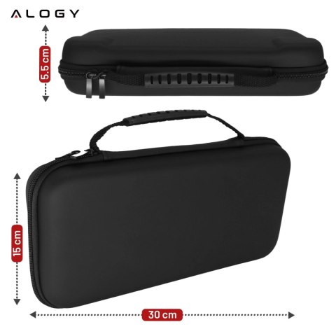 Pokrowiec Etui do Nintendo Switch 2 2025 Torba Ochronna Twarda EVA, Wodoodporna, Lekka, z Uchwytami i przegrodami akcesoria Alog