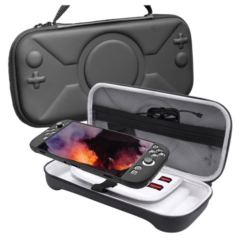 Pokrowiec Torba Ochronna do Nintendo Switch 2 2025 Twarde Etui , Wodoodporna, Lekka, z Tłoczonym Wzorem, Alogy HardFoamBag™ - Cz
