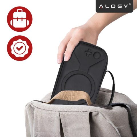 Pokrowiec Torba Ochronna do Nintendo Switch 2 2025 Twarde Etui , Wodoodporna, Lekka, z Tłoczonym Wzorem, Alogy HardFoamBag™ - Cz