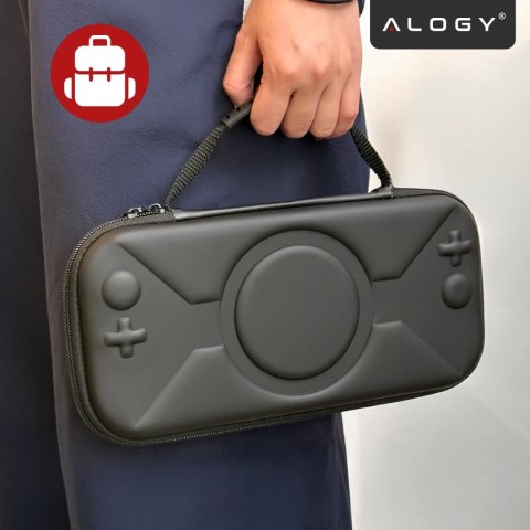 Pokrowiec Torba Ochronna do Nintendo Switch 2 2025 Twarde Etui , Wodoodporna, Lekka, z Tłoczonym Wzorem, Alogy HardFoamBag™ - Cz