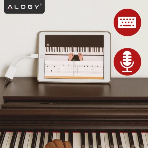 Przejściówka Adapter USB OTG USB-A 3.0 do Lightning, Kabel do iPhone i iPad, Obsługa Pendrive, Szybki Transfer Danych, Alogy OTG