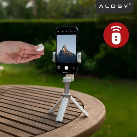 Selfie Stick Mini Tripod stabilny kompaktowy lekki Kijek do Selfie i Statyw Rozkładany 360° z Pilotem Bluetooth 10m, Stojak do Z