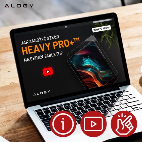 Szkło Hartowane 9H do Lenovo IdeaTab 10.1 TB-311, Prosty Montaż Bez Bąbelków, Kompatybilne z Etui, Bez Smug, Alogy HeavyPro+™